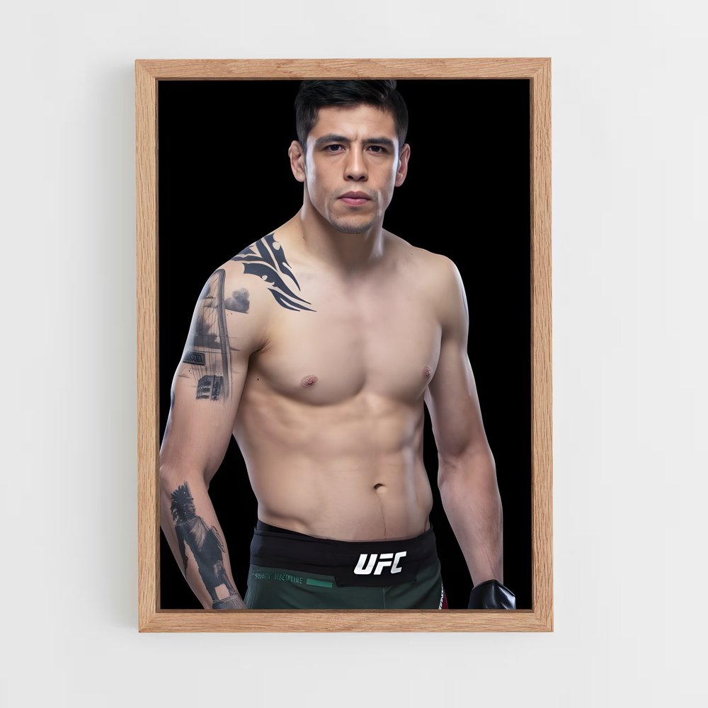 Poster Brandon moreno tatouée – affiche MMA (vue 4)